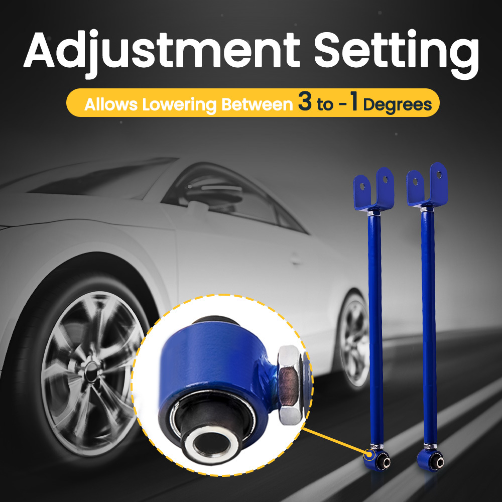 Adjustable Rear Track Camber Control Arm Kit compatible for BMW 3-Series E36 E46 M3 Z3 Z4