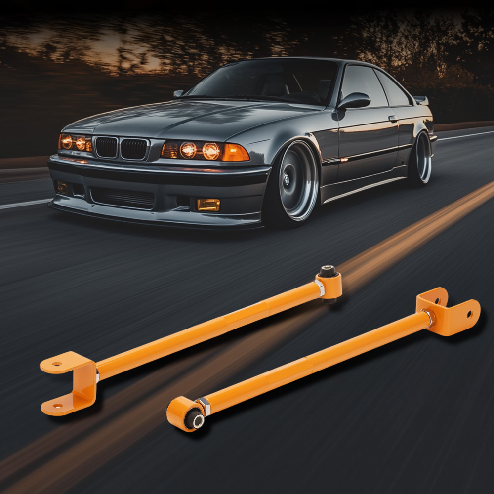 Golden Adjustable Rear Lower Control Arms/ Bar Camber Kit compatible for BMW E46 E36 E89 Z4 suspension arms