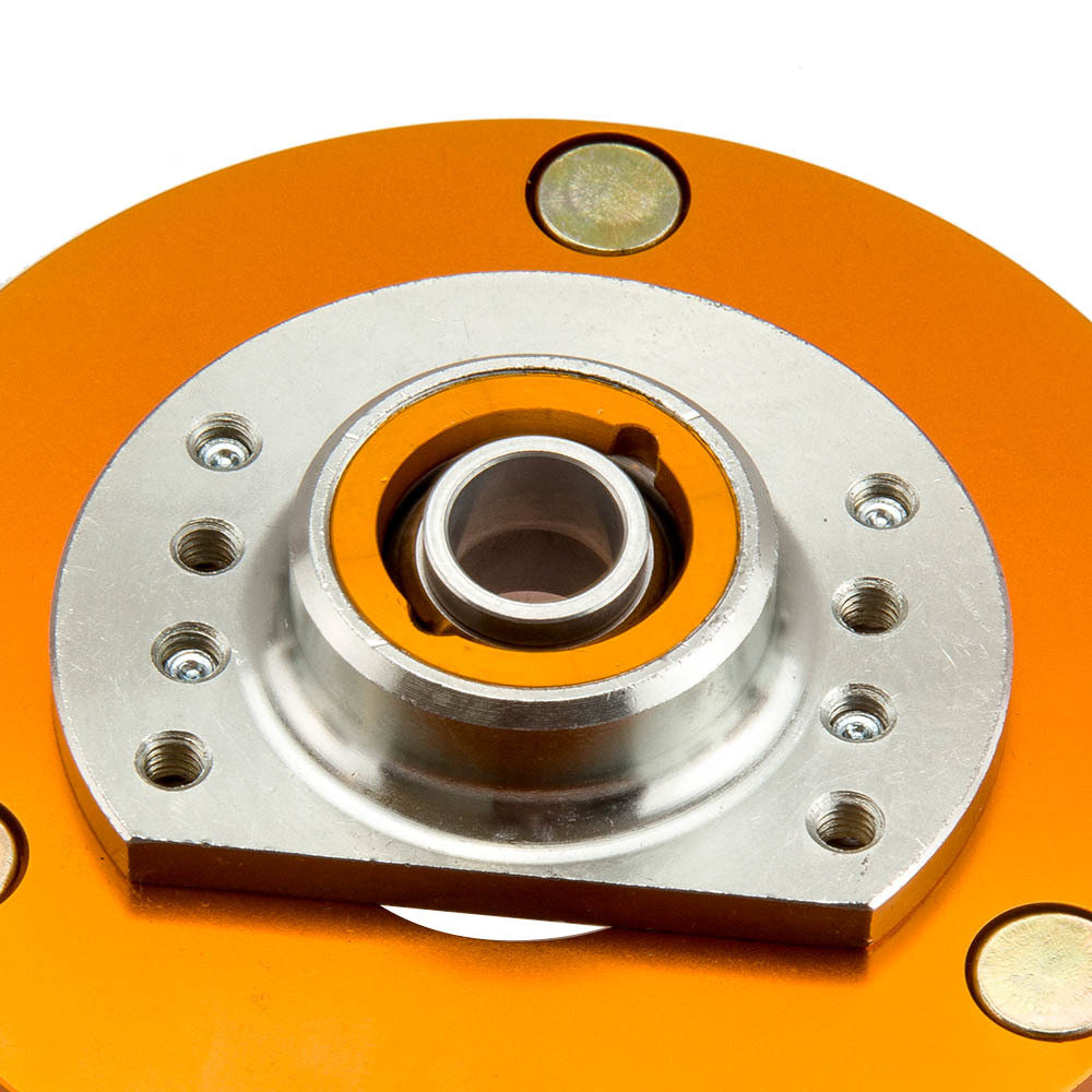 6Pcs Adjustable Control Arms + Camber Plates + Control Arm Bushings compatible pour BMW E46