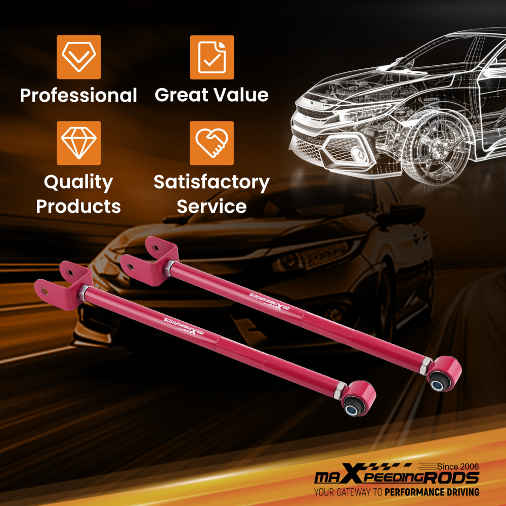 REGOLABILE CAMBER Posteriore Sospensione bracci di sospensione compatibile per BMW E36 E46 E85