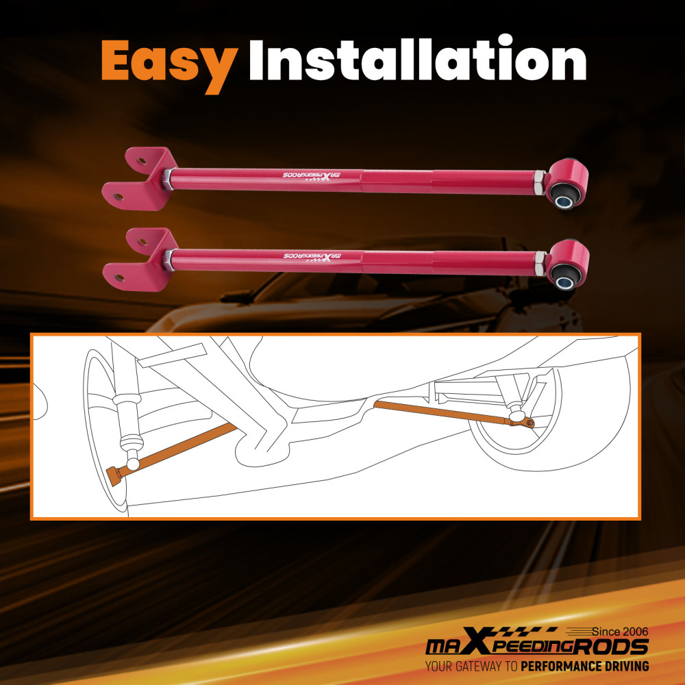 REGOLABILE CAMBER Posteriore Sospensione bracci di sospensione compatibile per BMW E36 E46 E85
