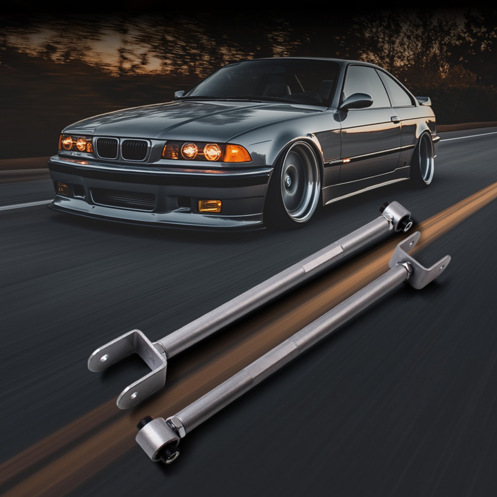 Adjustable Rear Camber Control Arm Kits compatible for BMW E36 E46 3 Series X3 Z4 Silver