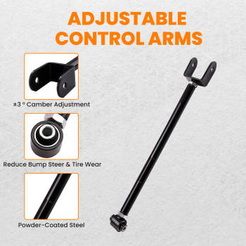 24-Way Adj.Shock Absorber Coilover Control Arm Kit for BMW E46 Series 1998-2006