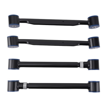 4 Pcs Rear Trailing Control Arms Upper + Lower Kit compatible for Buick Rainier 2004-2007