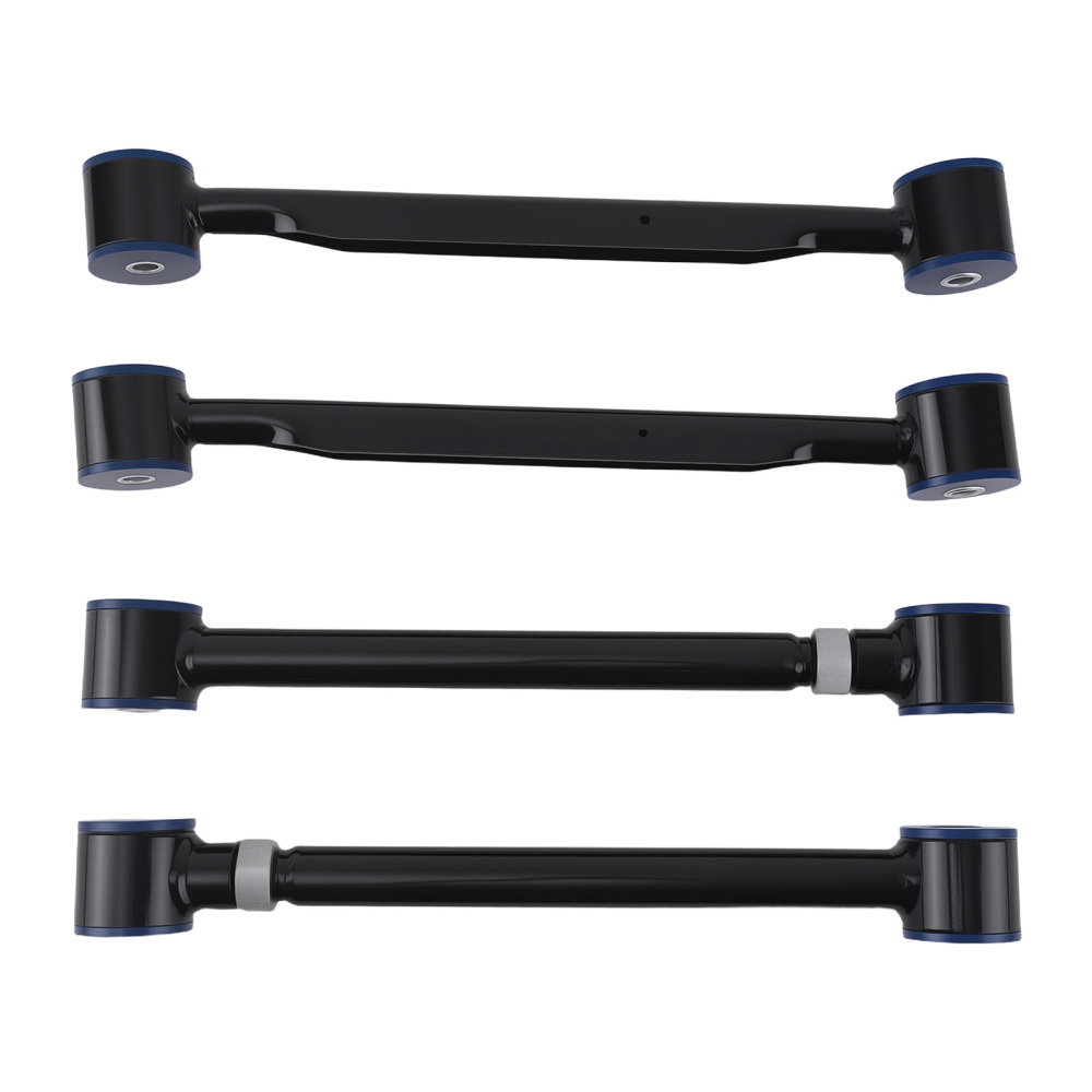 4 Pcs Rear Trailing Control Arms Upper + Lower Kit compatible for Buick Rainier 2004-2007