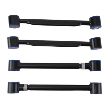 4 Pcs Rear Trailing Control Arms Upper + Lower Kit compatible for Buick Rainier 2004-2007