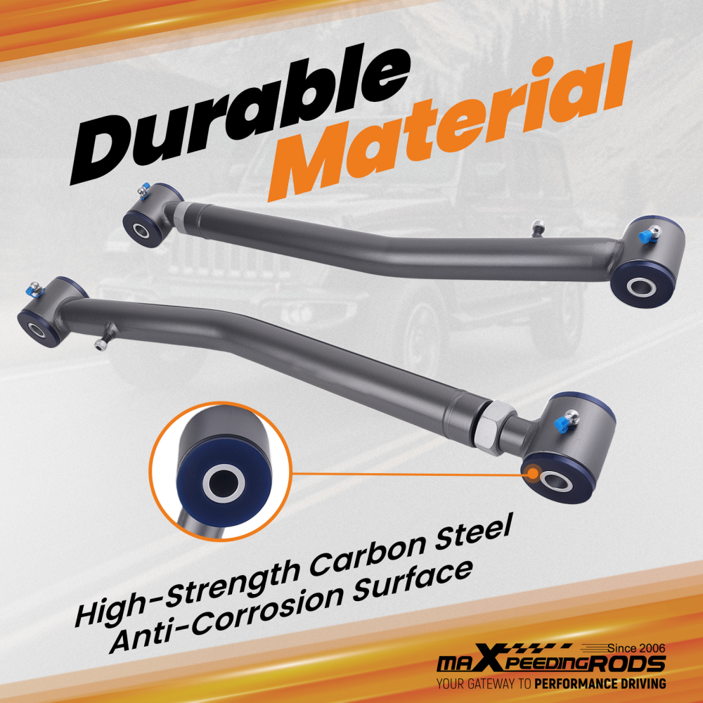 Adjustable Front Lower Control Arm 2-4 For Jeep Gladiator JT Wrangler JL/JLU