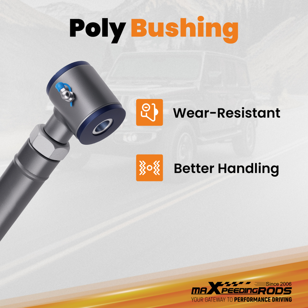 Adjustable Front Lower Control Arm 2-4 For Jeep Gladiator JT Wrangler JL/JLU