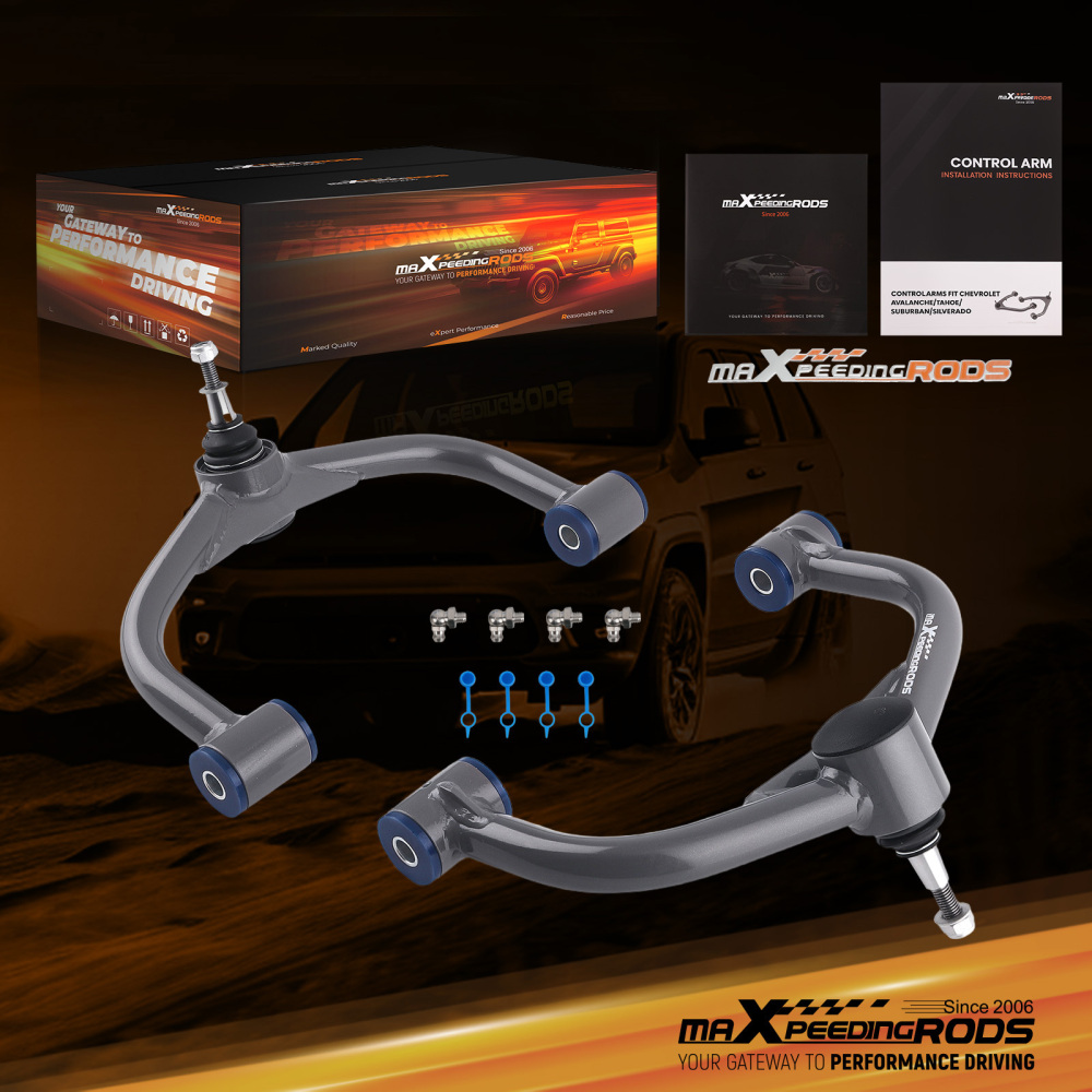 Front Upper Control Arm 2-4 Lift for Chevy GMC Sierra 2500HD 3500HD 2011-2019