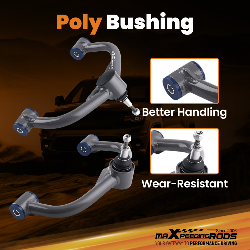 Front Upper Control Arm 2-4 Lift for Chevy GMC Sierra 2500HD 3500HD 2011-2019