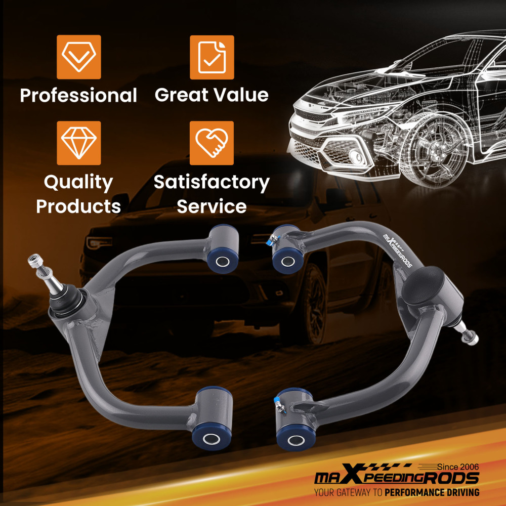 Front Upper Control Arm 2-4 Lift for Chevy GMC Sierra 2500HD 3500HD 2011-2019