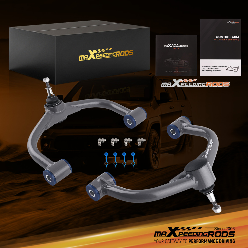 Front Upper Control Arm 2-4 Lift for Chevy GMC Sierra 2500HD 3500HD 2011-2020