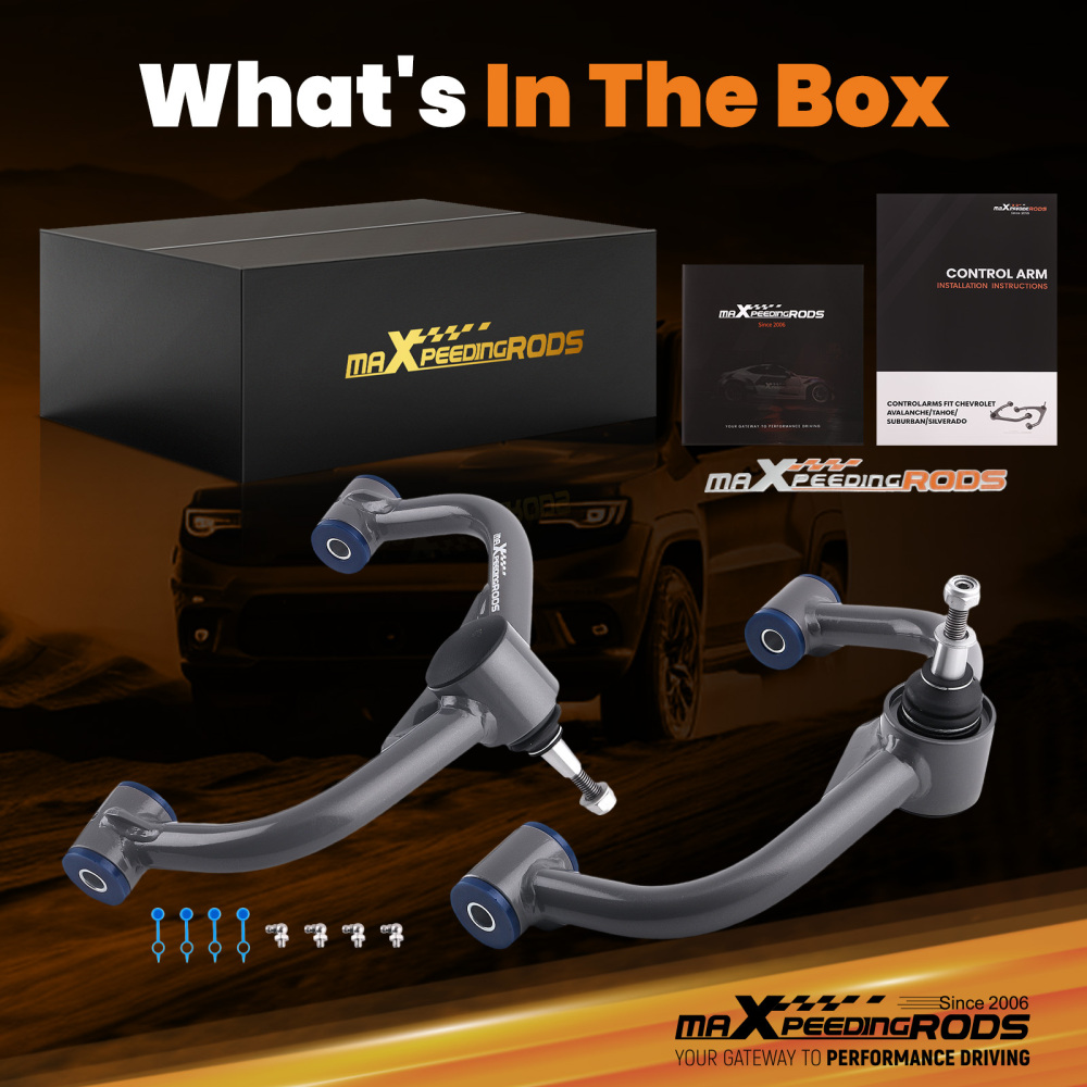 Front Upper Control Arm 2-4 Lift for Chevy GMC Sierra 2500HD 3500HD 2011-2020