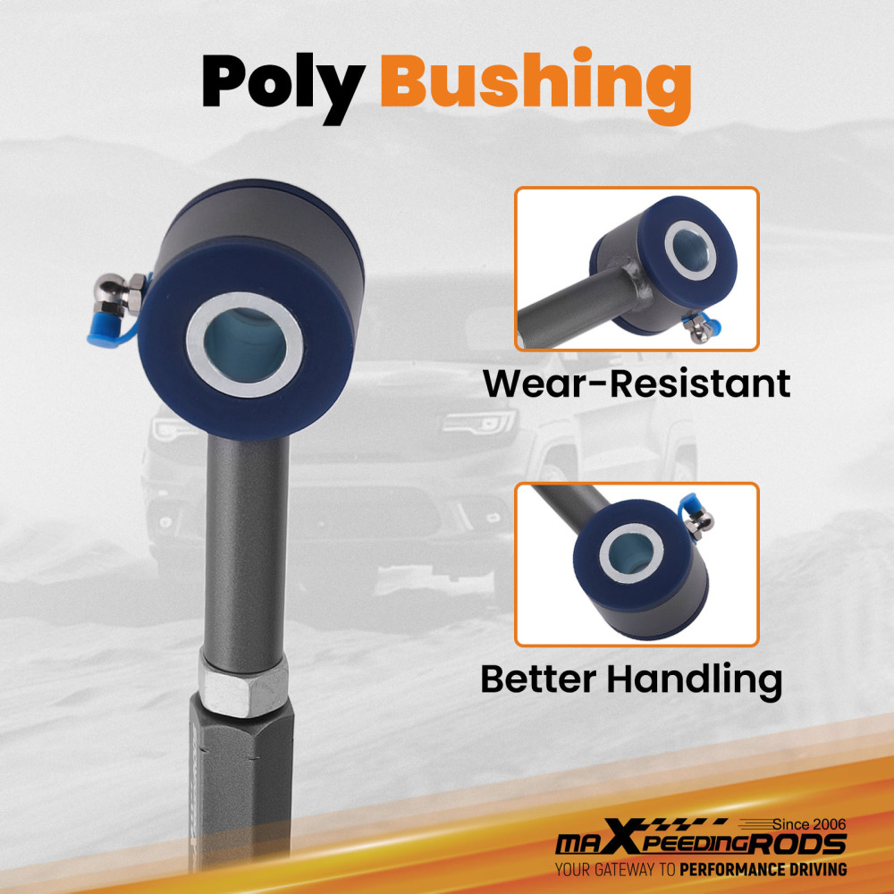 Adjustable Alignment Rear Camber Arms + Toe Traction Kit compatible for Nissan 350Z Z33 2003-2009