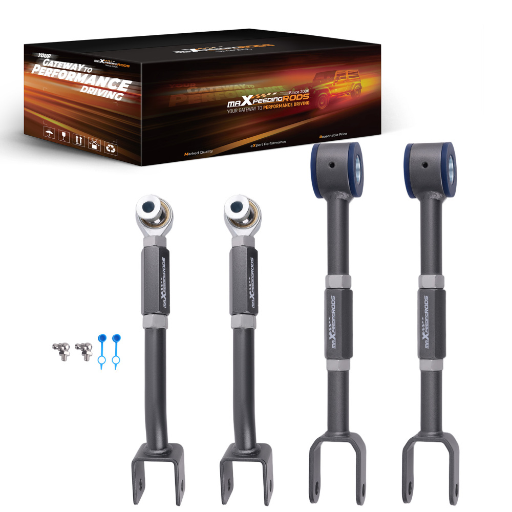 Adjustable Alignment Rear Camber Arms + Toe Traction Kit for Nissan 350Z Z33 2003-2009