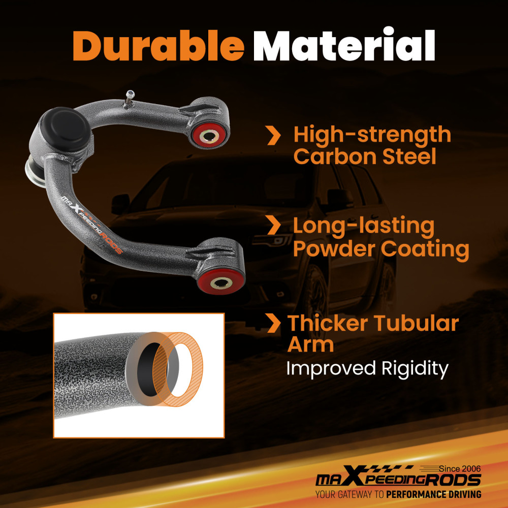 2-4 Inch Front Upper Control Arms Kit For 96-02 Toyota 4Runner / 95-04 Tacoma