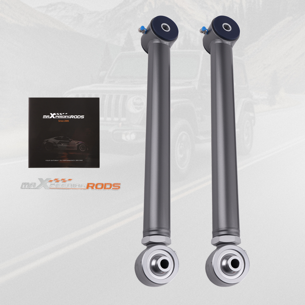 2x Adjustable Rear Lower Control Arm Lift Kit compatible for Jeep Wrangler JK 2007-2018 4WD