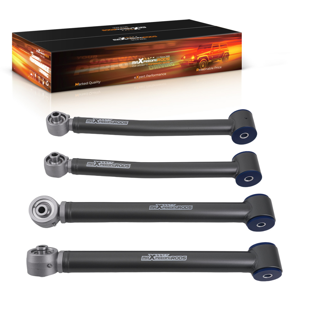 UpperLower Adjustable Rear Control Arm compatible for Jeep Wrangler JK Unlimited 07-10