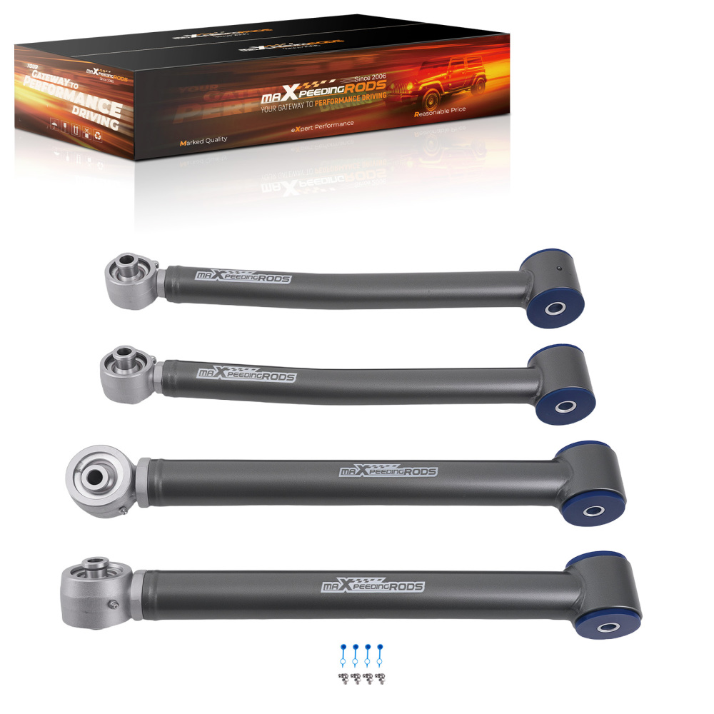 UpperLower Adjustable Rear Control Arm compatible for Jeep Wrangler JK Unlimited 07-10