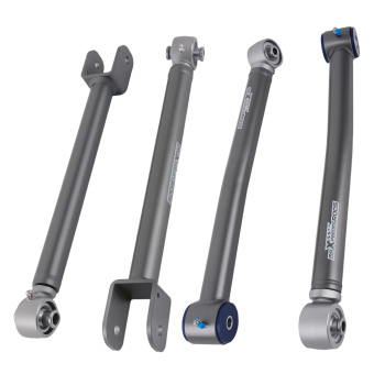 4pcs Front Adjustable Control Arms 0-6 Lift Kit compatible for Jeep Wrangler JK 2007-2018