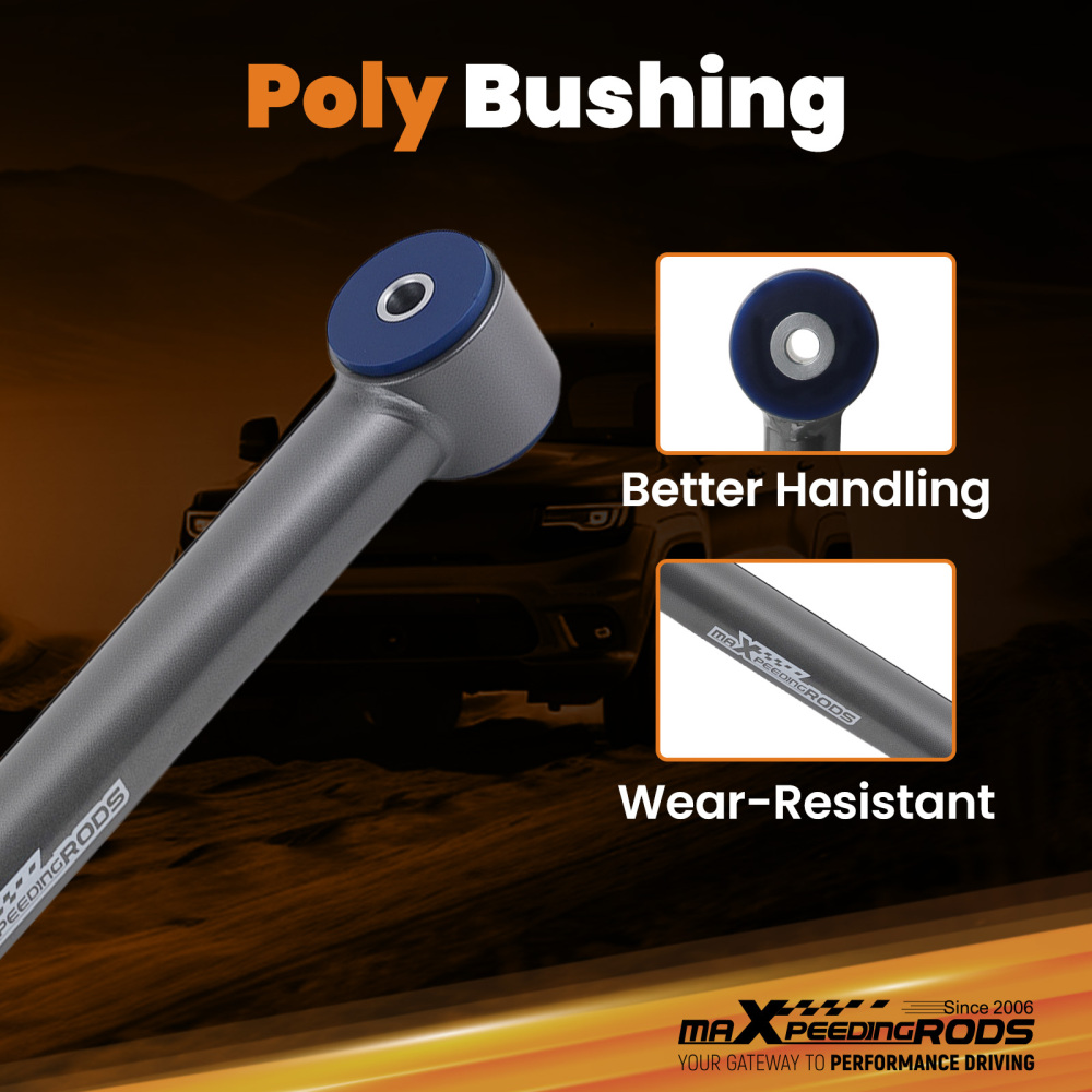 Full Set Adjustable Control Arms 0-6 Lift For 2007-2018 compatible for Jeep Wrangler JK 4WD