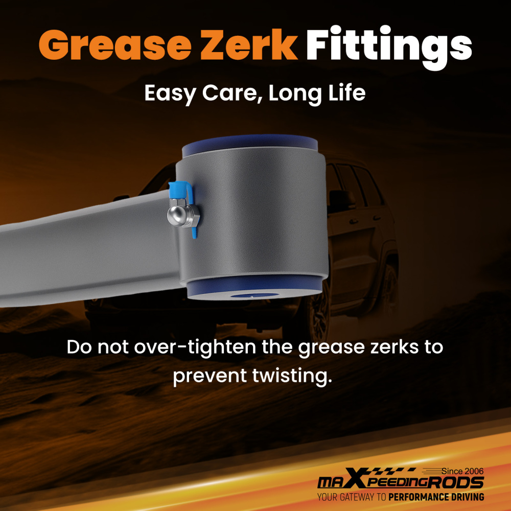 Full Set Adjustable Control Arms 0-6 Lift For 2007-2018 compatible for Jeep Wrangler JK 4WD