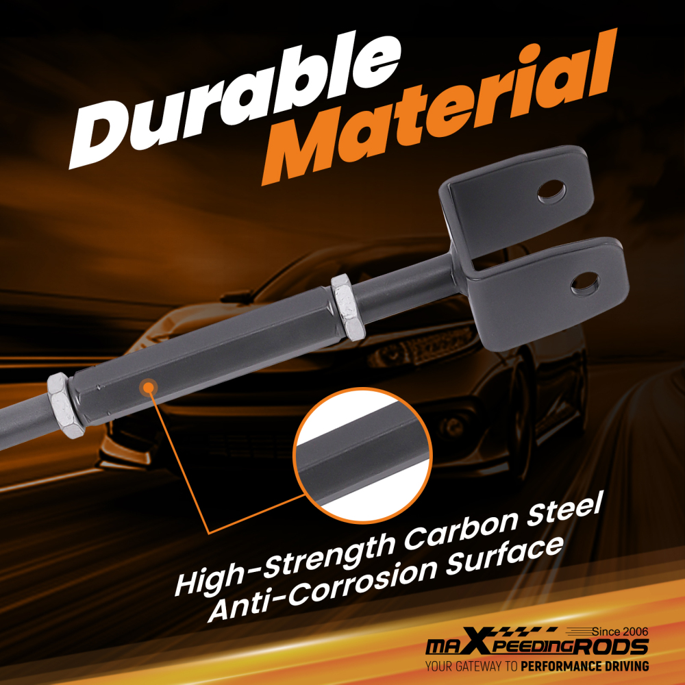 6x Rear Camber Control Arms + Front Lower Ball Joint for 2008-2017 compatible for Honda Accord