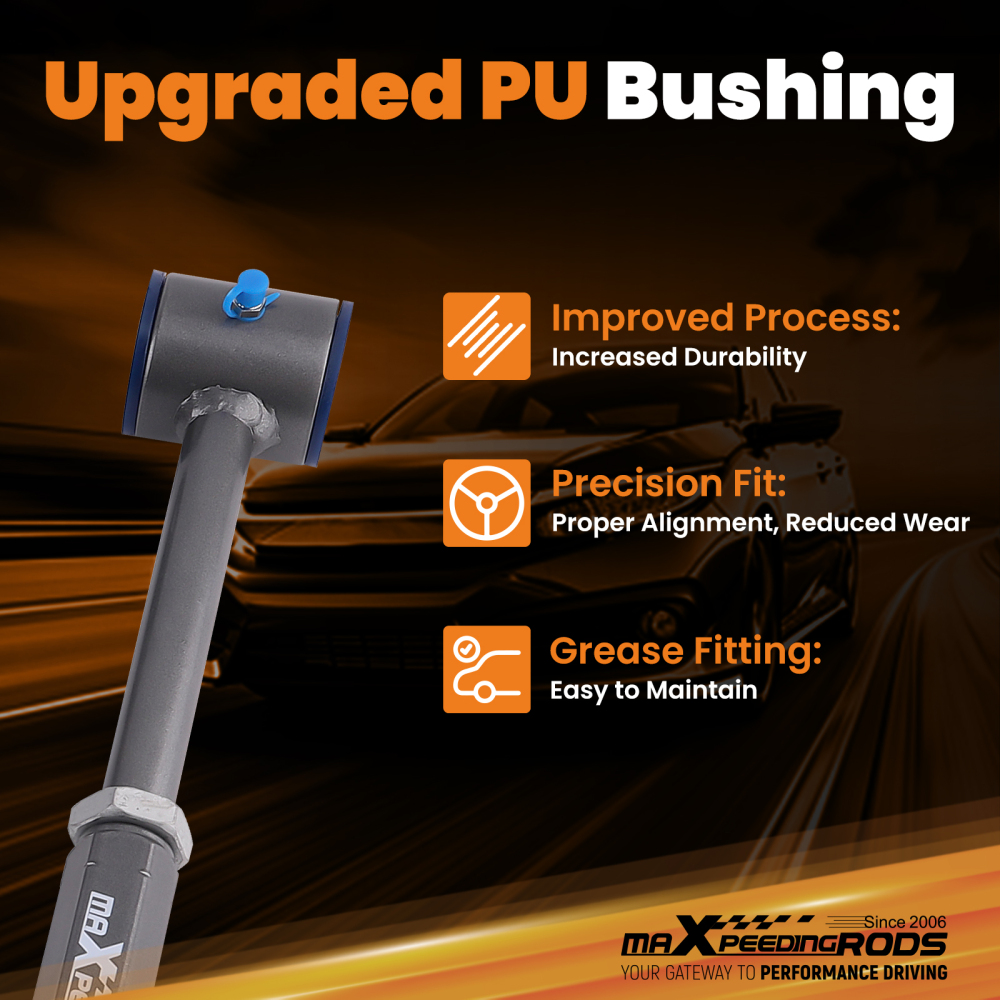 6x Rear Camber Control Arms + Front Lower Ball Joint for 2008-2017 compatible for Honda Accord