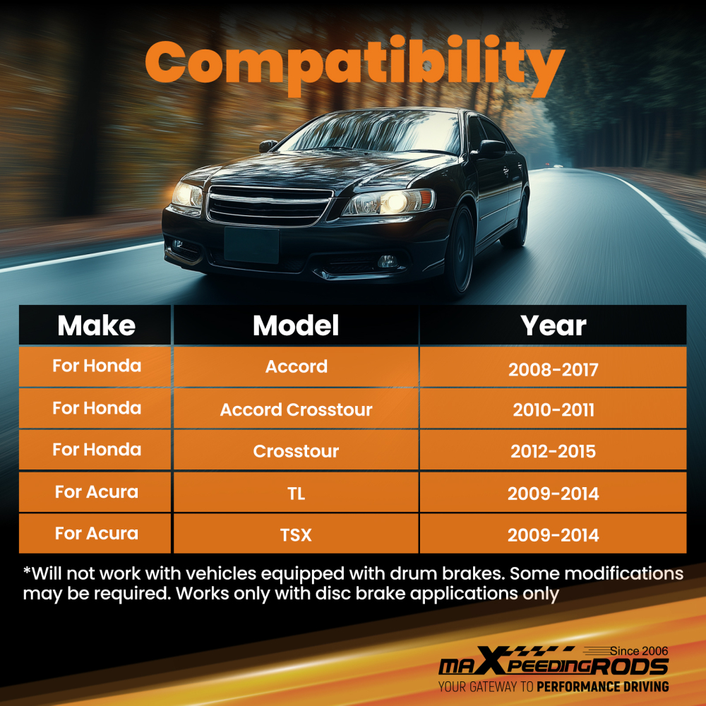 6x Rear Camber Control Arms + Front Lower Ball Joint for 2008-2017 compatible for Honda Accord