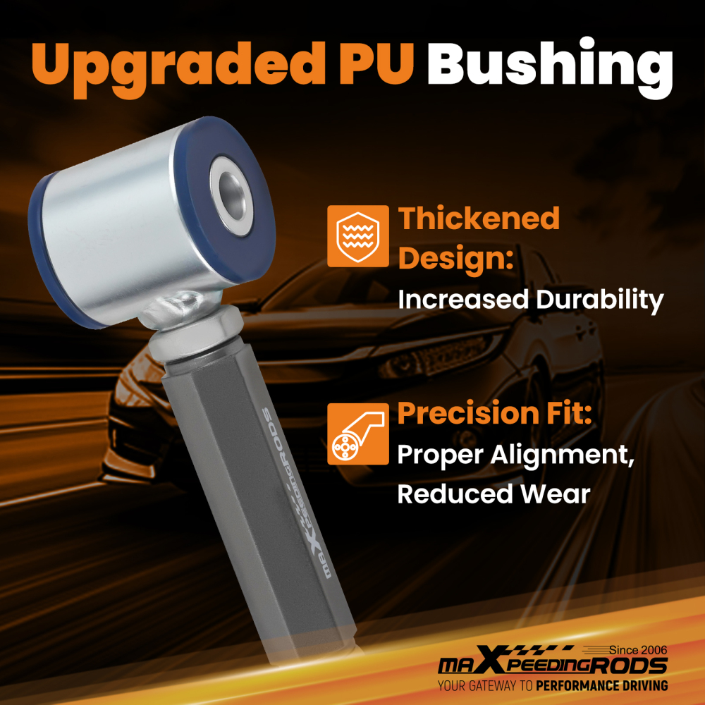 2x Rear Adjustable Camber Kit compatible for Honda Accord 2003-2007 compatible for Acura TSX 2004-2008