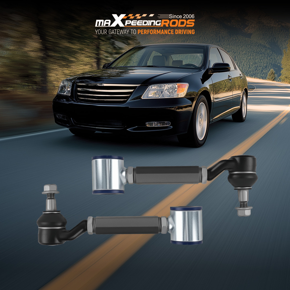 2x Rear Adjustable Camber Kit compatible for Honda Accord 2003-2007 compatible for Acura TSX 2004-2008
