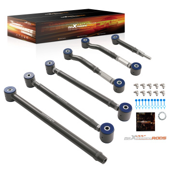 5pcs Adjustable Rear Control Arms & Rear Track Bar compatible for GMC Yukon 2007 2008-2014