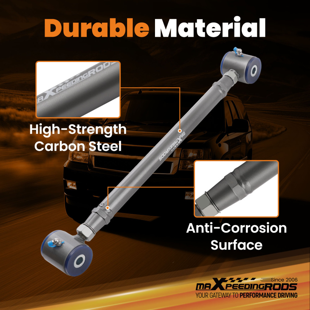 Adjustable Rear UpperLower Control Arms Track Bar compatible for GM SUV 2007-2014 compatible for Tahoe