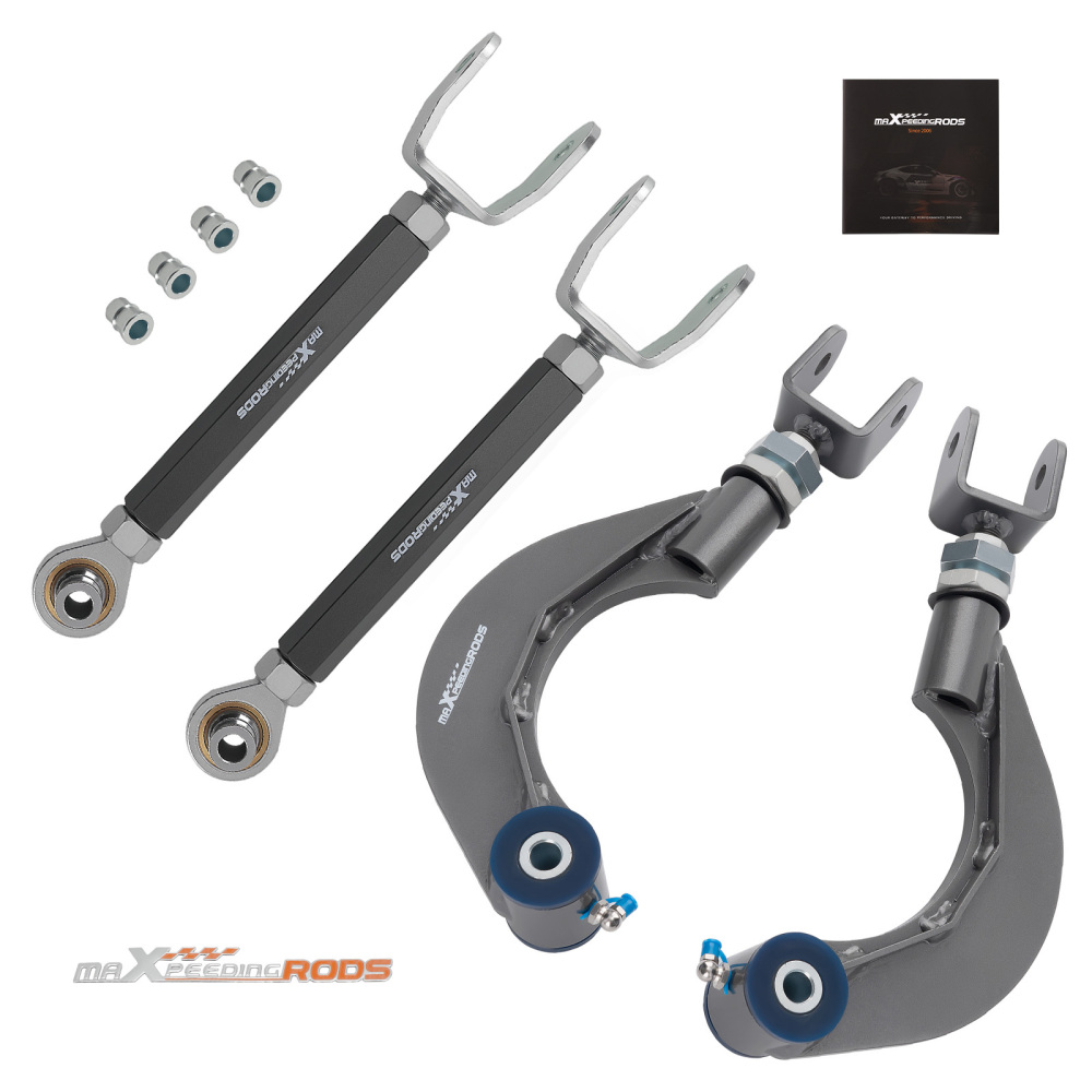 4x Adjustable Rear Camber Toe Control Arms For 2018-2023 compatible for Toyota Camry FWD only