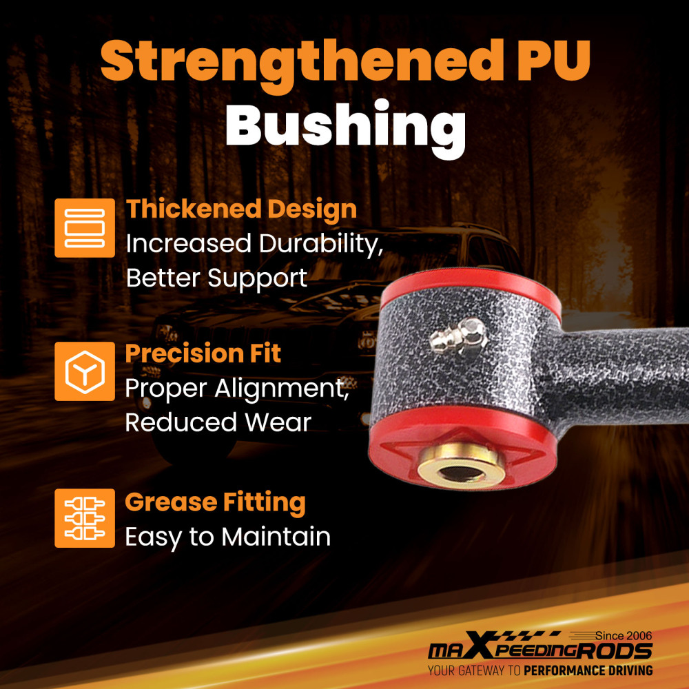 1-4 Lift Front Upper Control Arms for WK XK 2005-2010 Grand Cherokee Commander