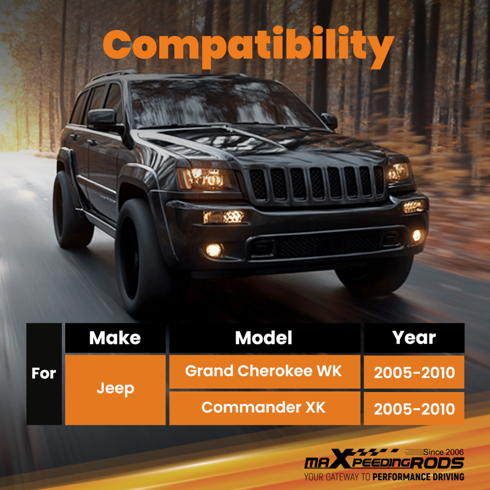 1-4 Lift Front Upper Control Arms for WK XK 2005-2010 Grand Cherokee Commander