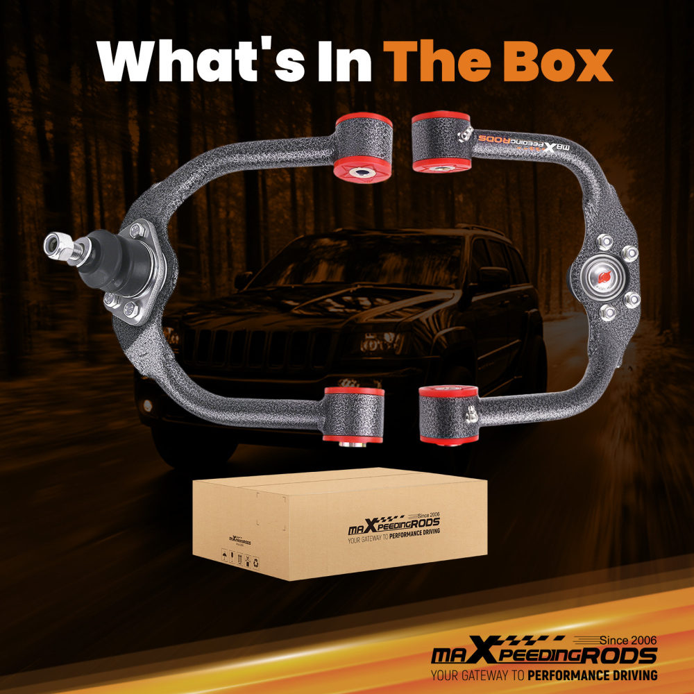 1-4 Lift Front Upper Control Arms for WK XK 2005-2010 Grand Cherokee Commander