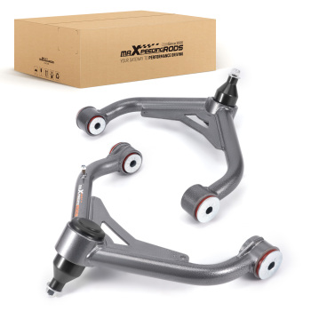 2-4 Lift Upper Control Arms 2x For 2001-2010 compatible for Chevy Silverado Sierra 2500 3500HD
