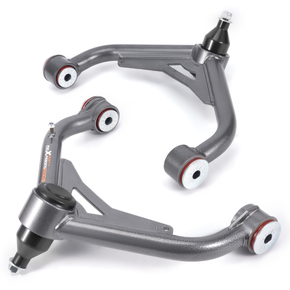 2-4 Lift Upper Control Arms 2x For 2001-2010 compatible for Chevy Silverado Sierra 2500 3500HD