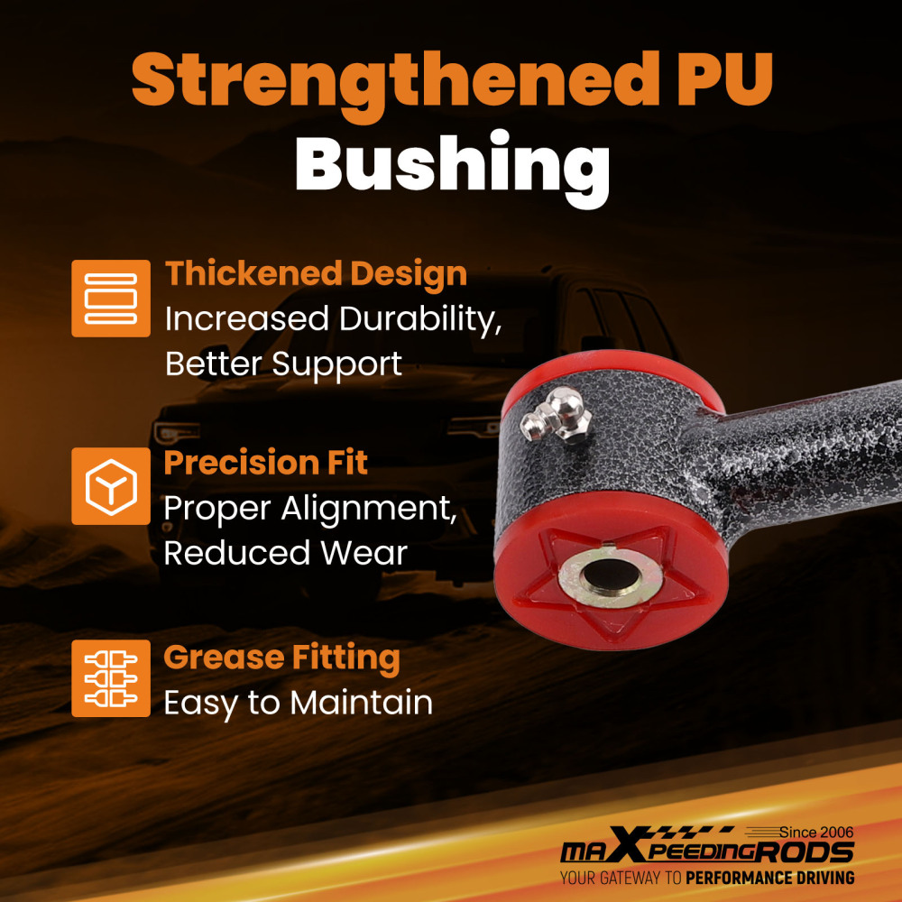 1-4 Lift Front Upper Control Arms for 11-2015 compatible for Jeep Grand Cherokee compatible for Dodge Durango