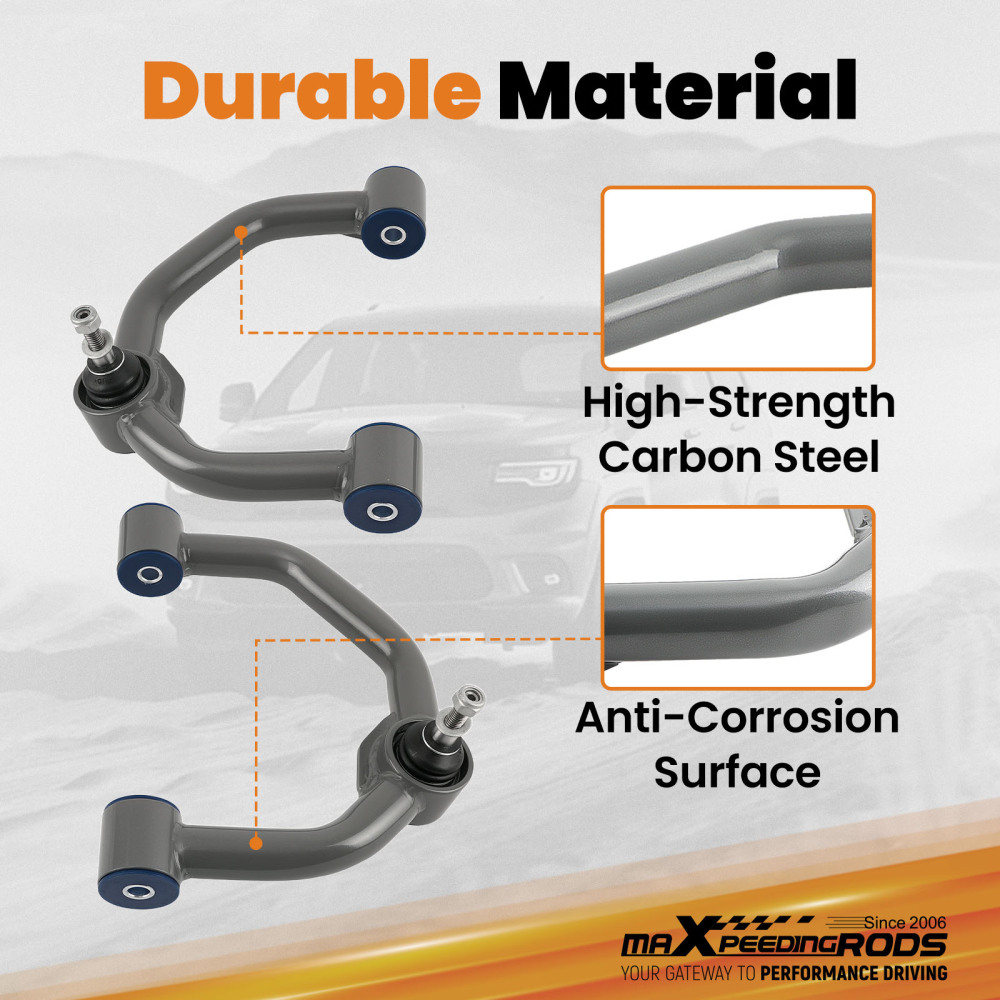 2pcs Front Upper Control Arms 0-2