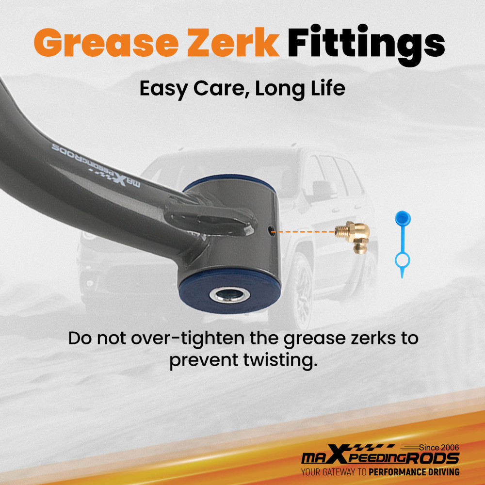 2pcs Front Upper Control Arms 0-2