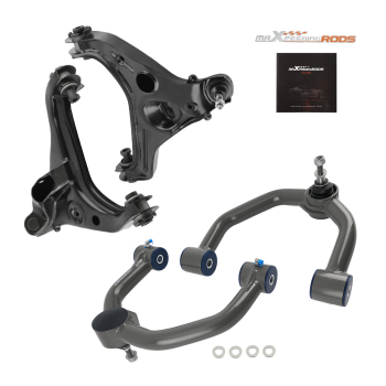 0-2 Lift Front Upper Lower Control Arms for 2009-2012 2013 compatible for Ford F-150 2WD/4WD