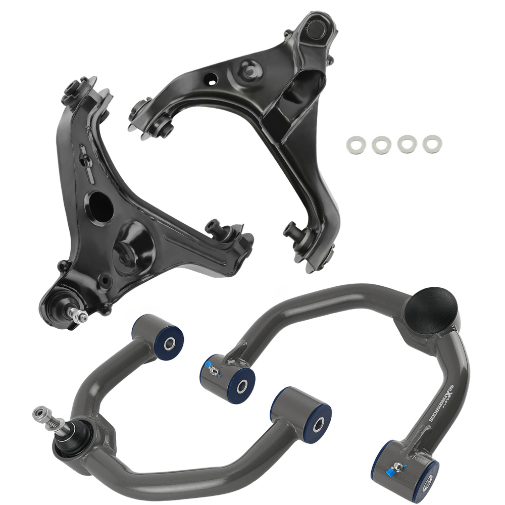 0-2 Lift Front Upper Lower Control Arms for 2009-2012 2013 compatible for Ford F-150 2WD/4WD