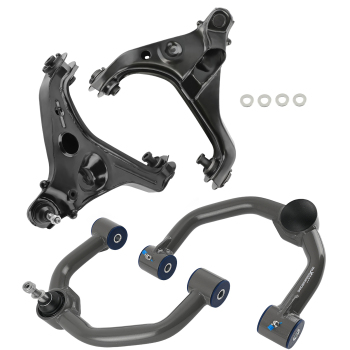 0-2 Lift Front Upper Lower Control Arms for 2009-2012 2013 compatible for Ford F-150 2WD/4WD