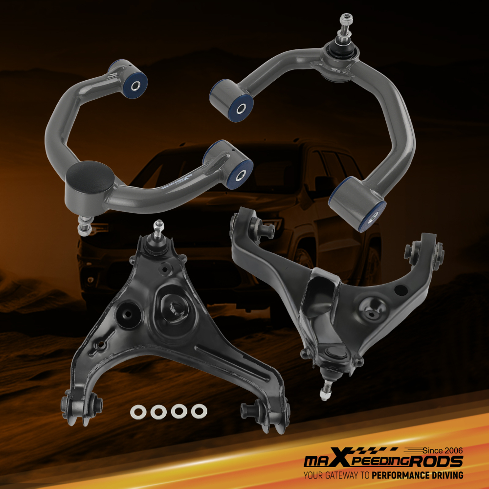 0-2 Lift Front Upper Lower Control Arms for 2009-2012 2013 compatible for Ford F-150 2WD/4WD