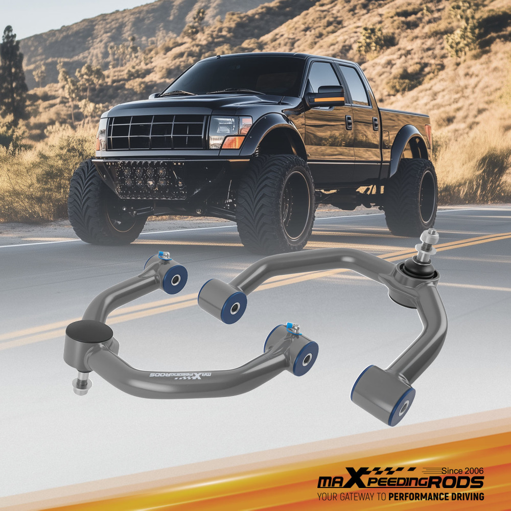 Suspension Front Upper Control Arms 2-4 Lift For 2004-2023 compatible for Ford F150 4X4 4WD