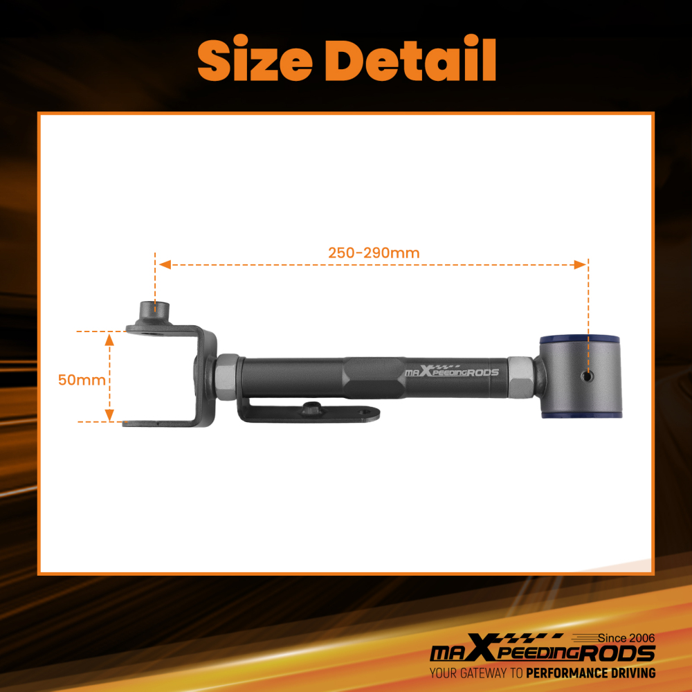 Adjustable Rear Camber Control Arms Kit for 2003-2011 compatible for Honda Element 02-06 CR-V