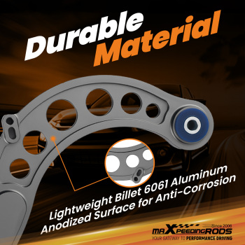 Rear Adjustable Camber Arms w/ Poly Bushings For 2018-2022 compatible for Honda Accord (RWC)