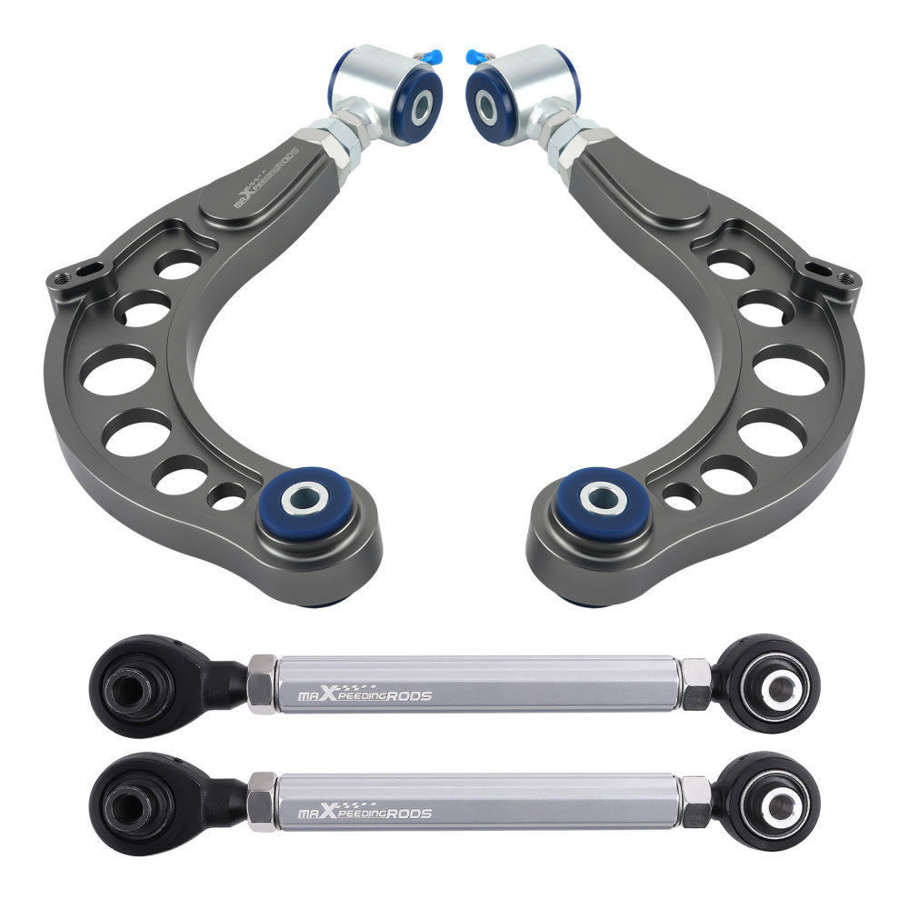 4x Rear Adjustable Camber Toe Arms For 2016 2017 2018 2019 2020-2024 compatible for Honda Civic